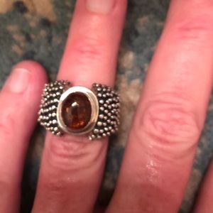 Silpada- Amber ring, retired piece.